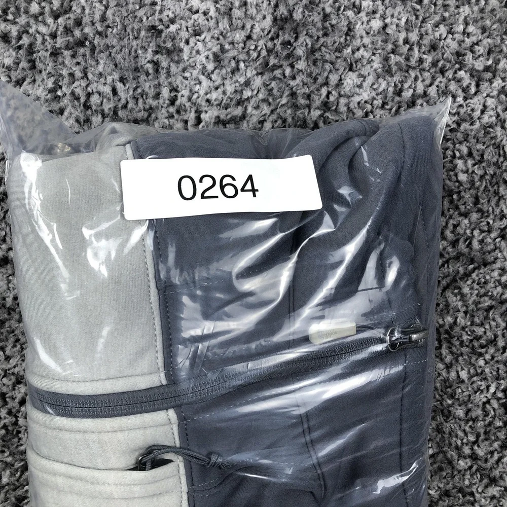 The North Face Jacket Mens‎ Small Gray Fleece Softshell Full Zip Pockets Hiking
